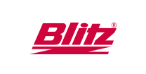 Blitz Punainen "Blitz"-logo valkoisella pohjalla.