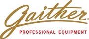 Gaither Gaither Tool Companyn valkoinen logo, yritys joka on erikoistunut ammattilaiskäyttöön tarkoitettuihin työkaluihin.
