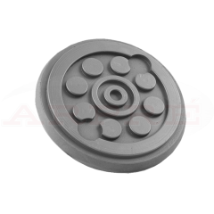 Nostotallan kumi, jossa on erikokoisia ulokkeita pinnalla lisäämässä pitoa ja vakautta nostettaessa.